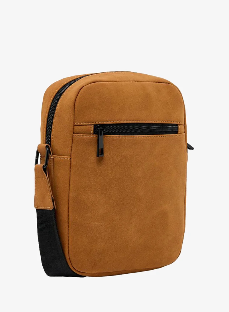 Duchini TAN Men Adjustable Strap Crossbody Bag for Men | Best Price UAE