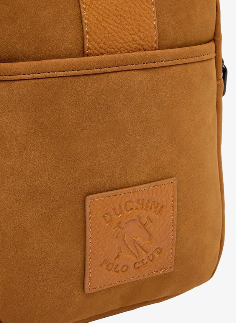 Duchini TAN Men Adjustable Strap Crossbody Bag for Men | Best Price UAE