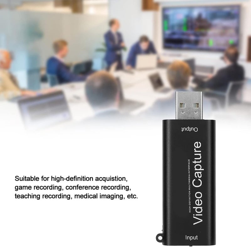 منزلي ومهني بطاقة التقاط الفيديو، 4K 1080P USB 2.0 مسجل البث لوحدة تحكم الألعاب - Image 3