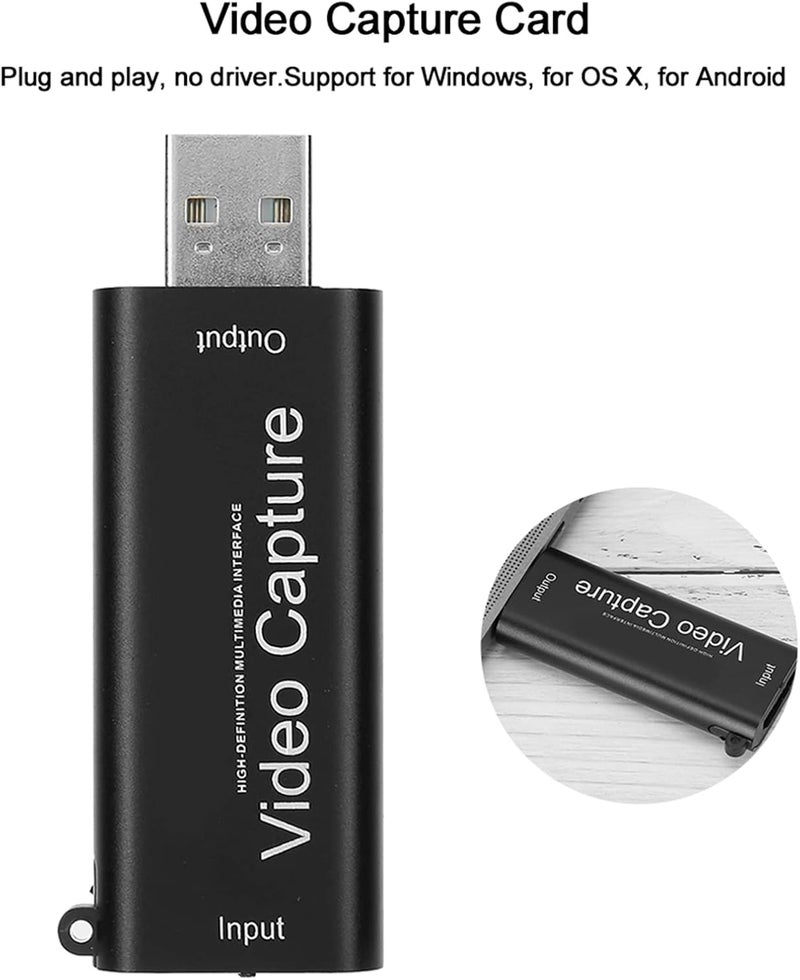 منزلي ومهني بطاقة التقاط الفيديو، 4K 1080P USB 2.0 مسجل البث لوحدة تحكم الألعاب - Image 1