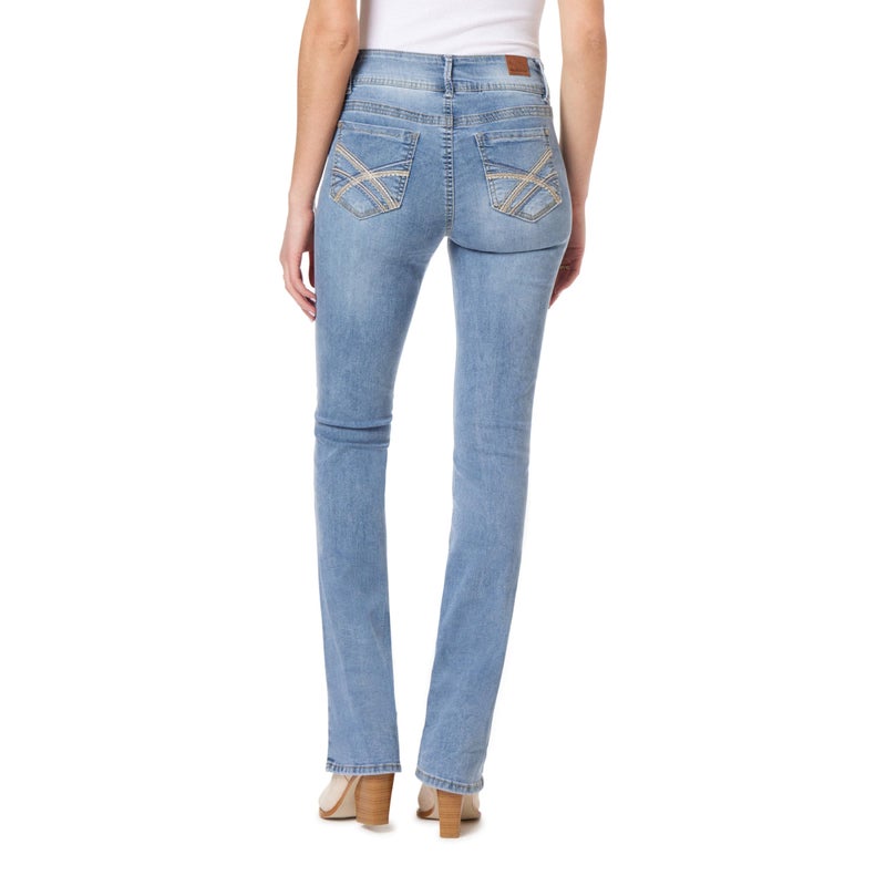 WallFlower Women's InstaStretch Luscious Curvy Bootcut Jeans, Albury, 13 - Image 2