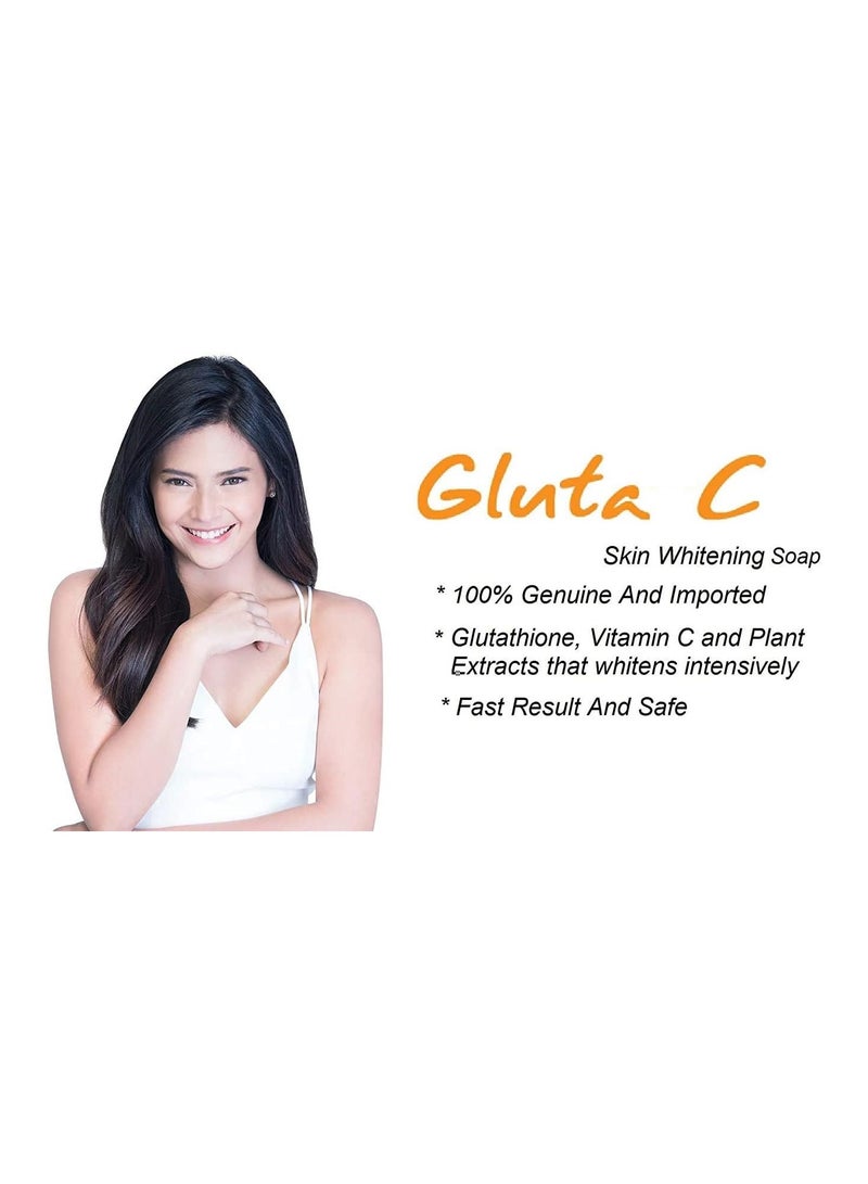 GLUTA C Intense Whitening With Papaya Exfoliants Face And Body Soap 135 G - Image 2