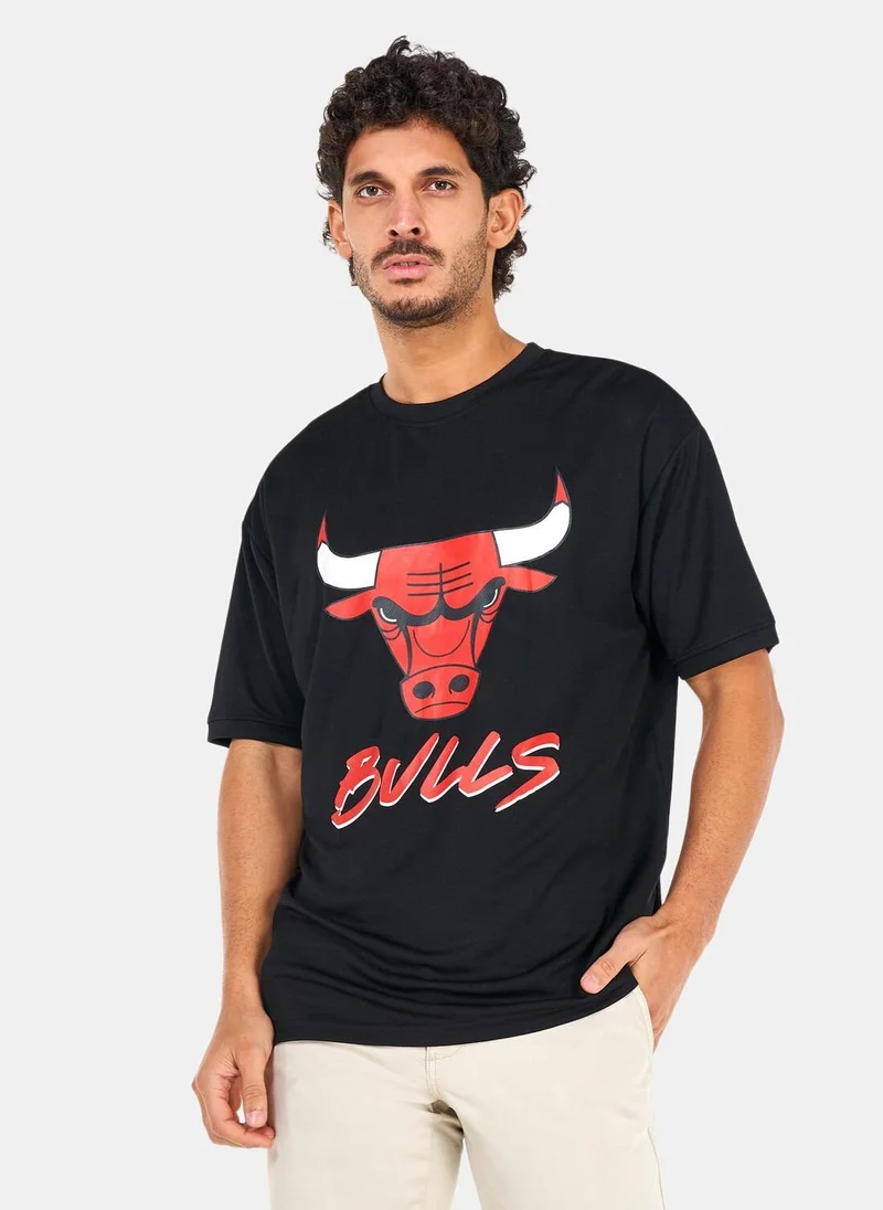 NEW ERA Men's NBA Chicago Bulls Mesh T-Shirt