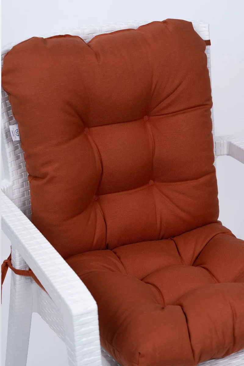Altın Pamuk Neva Pofidik Tile Backed Chair Cushion Special Stitched Laced 44X88 cm