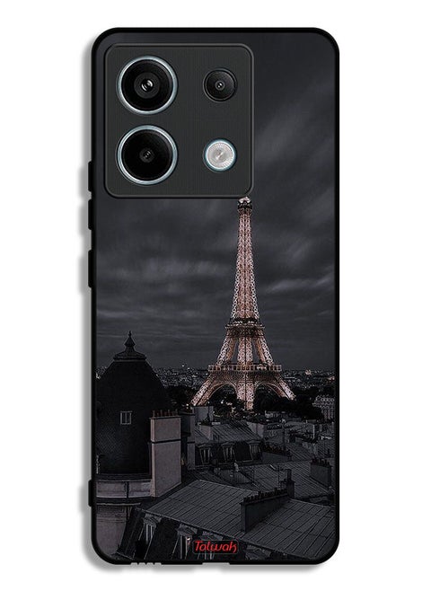 جراب حماية لهاتف Xiaomi Redmi Note 13 Pro برج إيفل في الليل