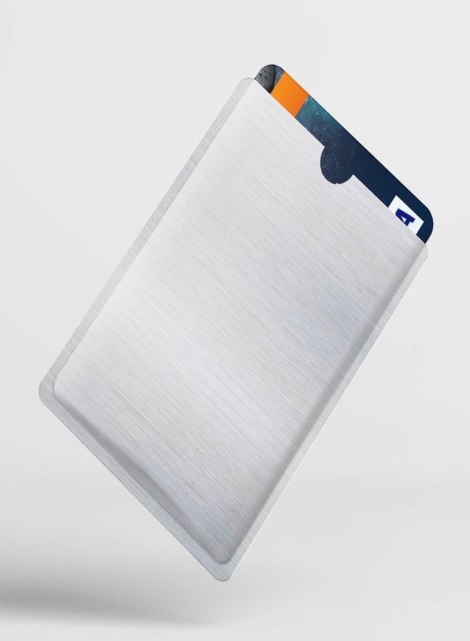 Topmeg RFID Blocking Sleeve Anti Theft 4 Credit Card & 2 Passport Holder Wallet Pocket - Image 3