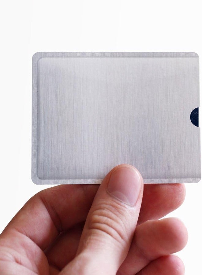 Topmeg RFID Blocking Sleeve Anti Theft 4 Credit Card & 2 Passport Holder Wallet Pocket - Image 4