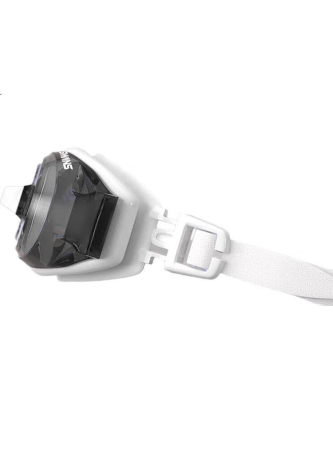 Swans Swimming Goggles, Imported From Japan, Waterproof, Anti-Fog, High-Definition Swim Cap Set, Myopia Swimming Glasses, Diving Equipment, Water Drop Black - Image 2