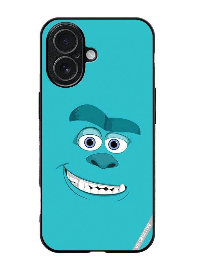 Protective Case Cover For Apple iPhone 17 Blue Monster Design Multicolour