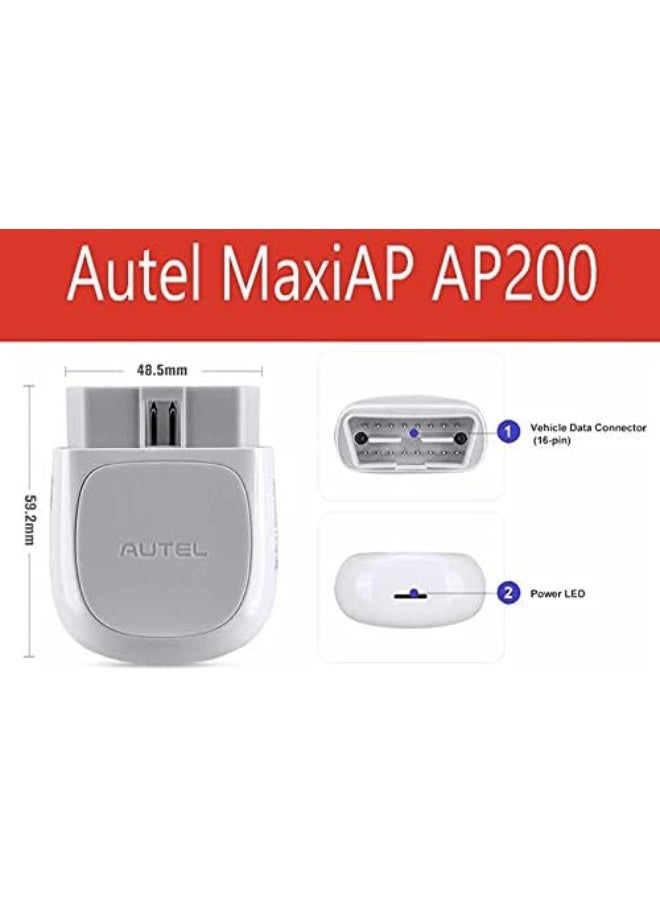 Autel Autel MaxiAP AP200 (Upgraded AL319) Code Reader OBDII Scanner Advanced Al329  - Image 4