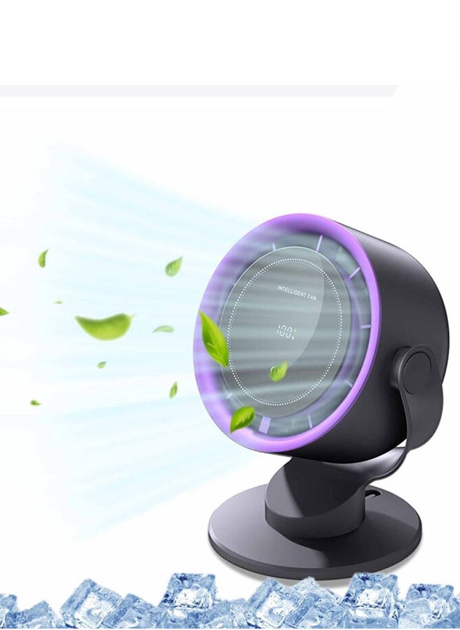 MARGOUN Desktop Fan with Touch Screen, 100 Speed Settings, Digital Display, K804  - Image 2