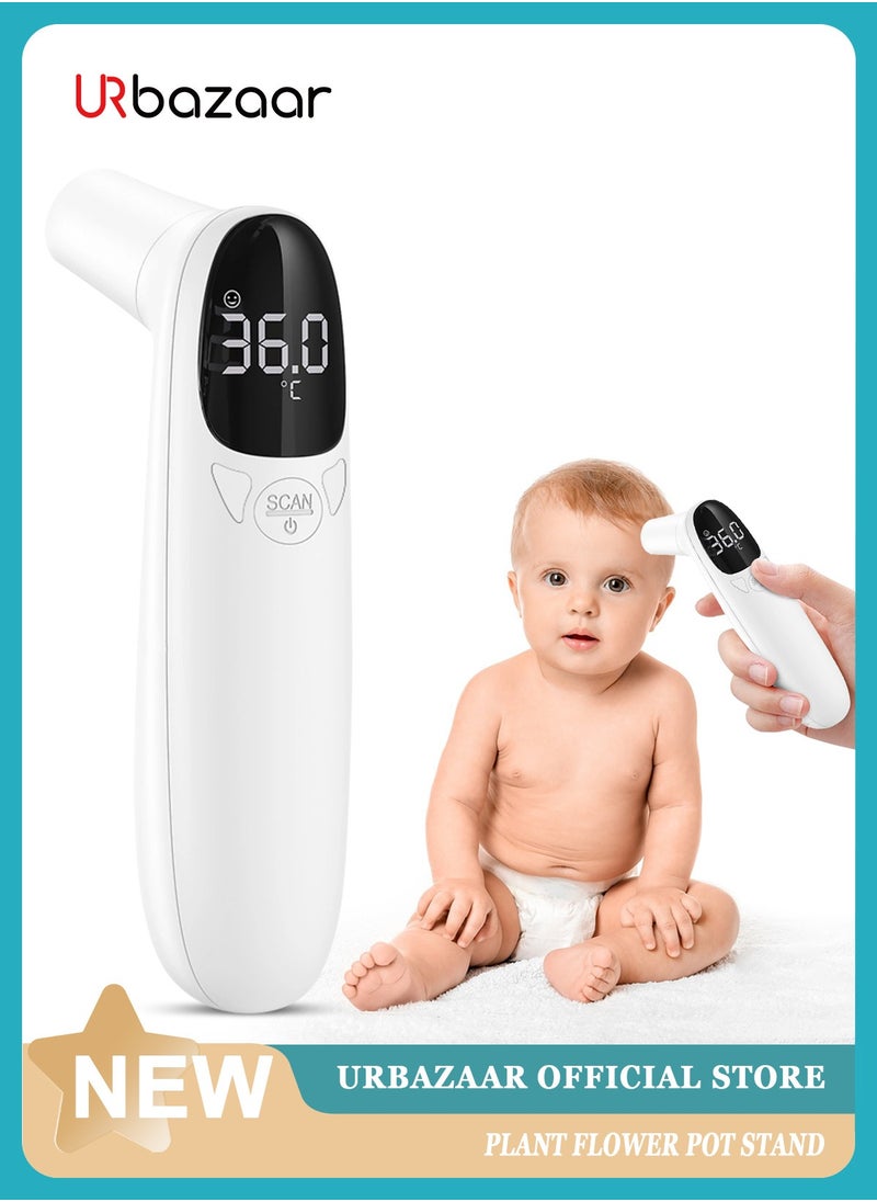 URbazaar Infrared Thermometer, Heart Rate Meter for Baby and Dhildren, Measuring Forehead, Body, Objects, Forehead/Ear Home Monitoring Device  - Image 1