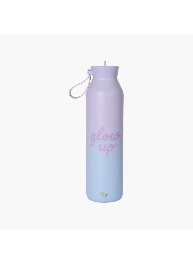 سترون Glow Up Collection Water Bottle-750 Ml-Twisting Lid- (304 Stainless Steel) Multicolor \ 7X26.7