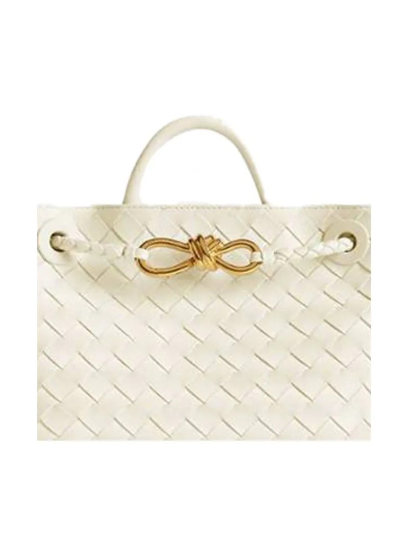 BOTTEGA VENETA Andiamo Top handle bag leather bag with signature knot detail and sliding cross-body strap. - Image 5