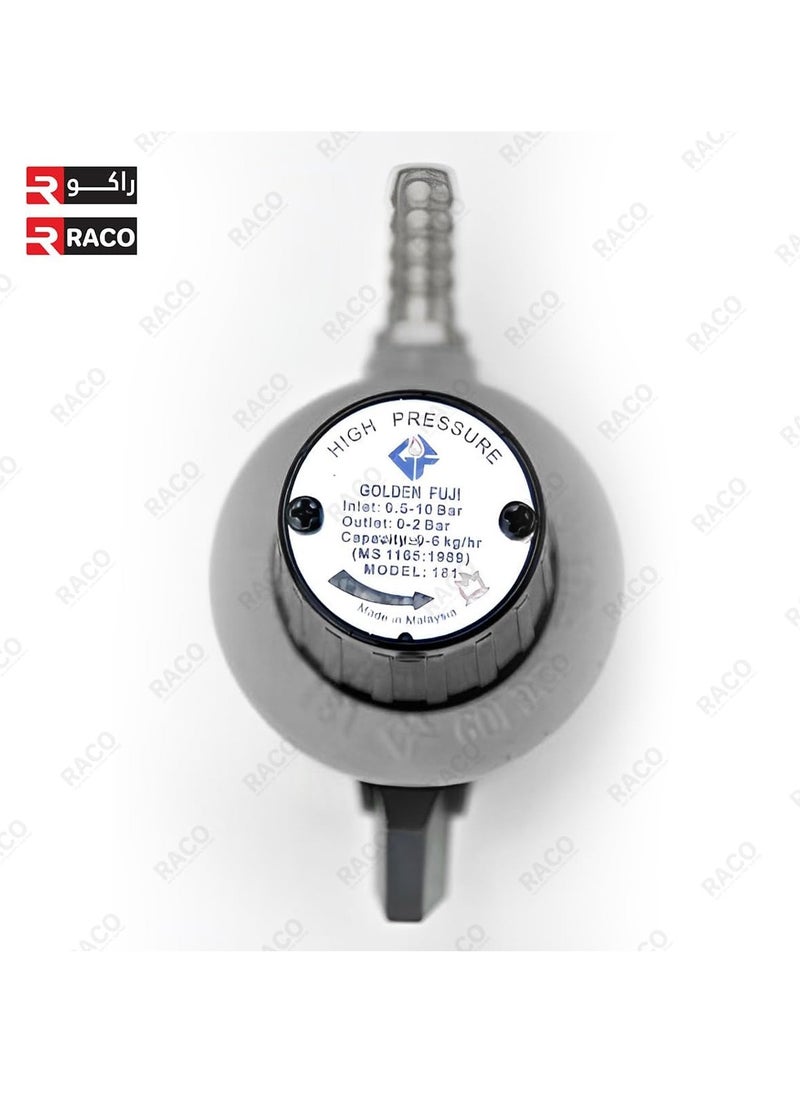 RACO - RACO Golden Fuji LPG Gas High-Pressure Regulator 21mm Malaysia - Image 1