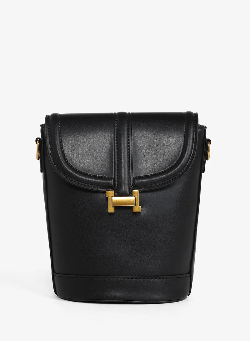 Haute Sauce  The Monogram Sling Bag - Midnight Black for Women | Best Price UAE