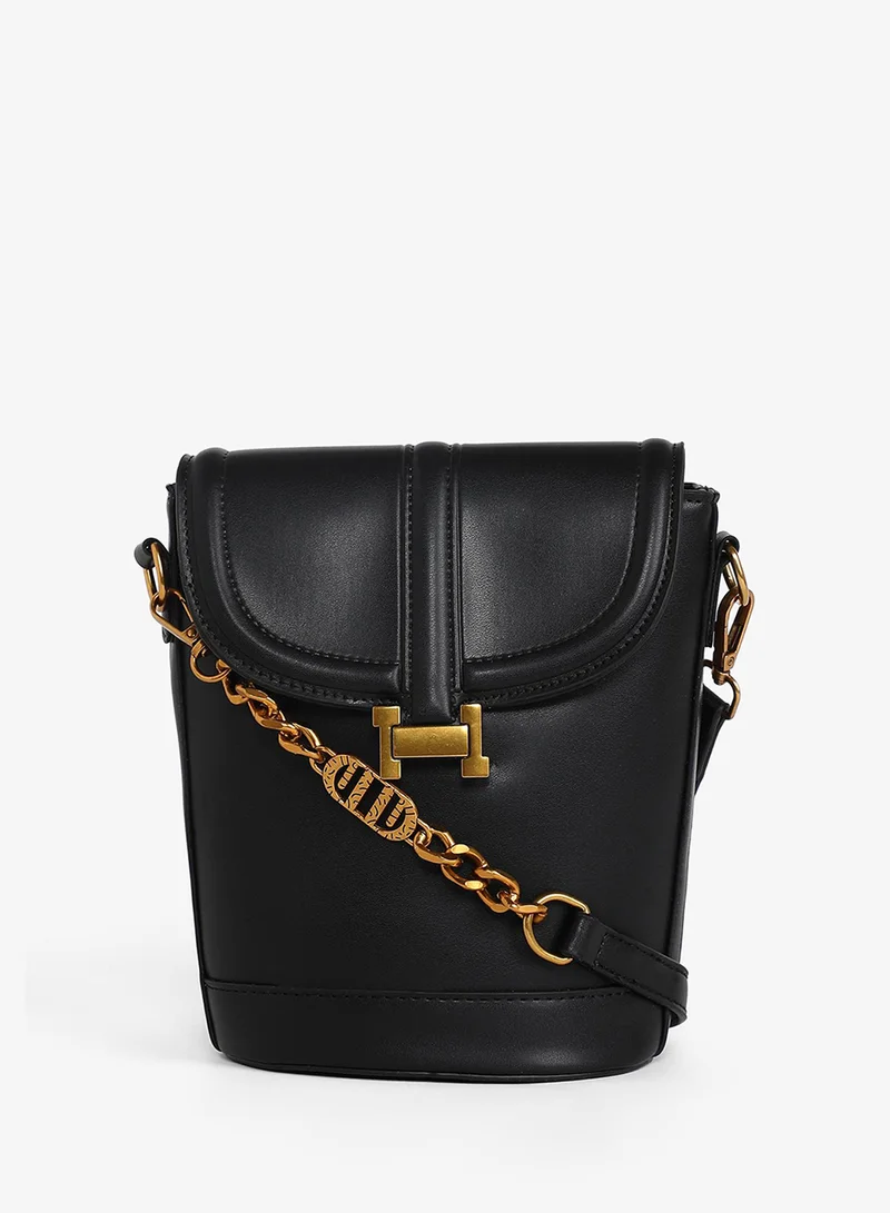 Haute Sauce  The Monogram Sling Bag - Midnight Black for Women | Best Price UAE