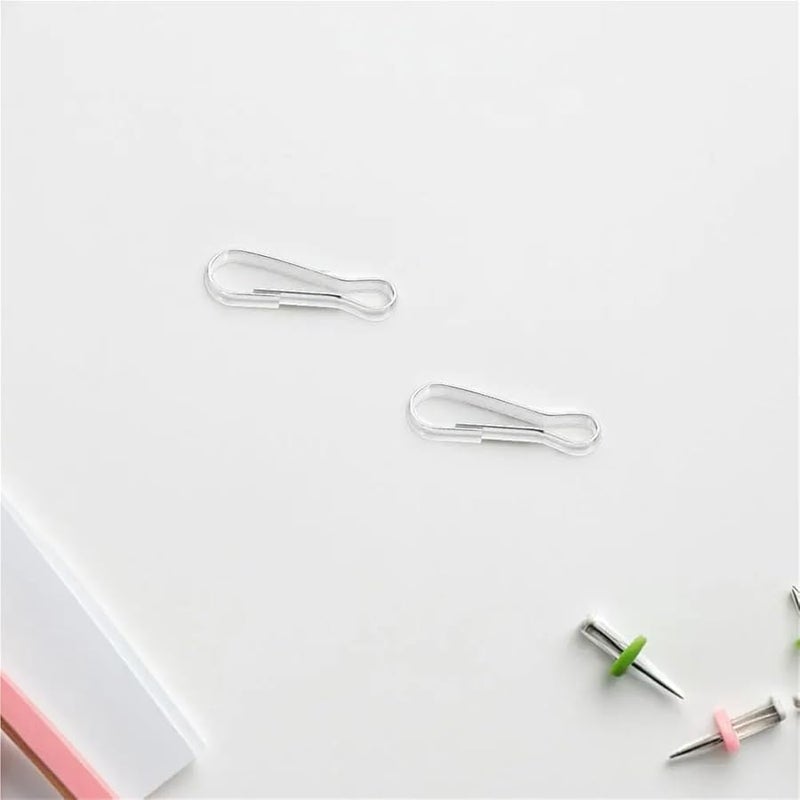 Stainless Steel Spring Hooks 120pcs Carabiner Keychain Badge Card Holder Lanyard Clip - Image 3