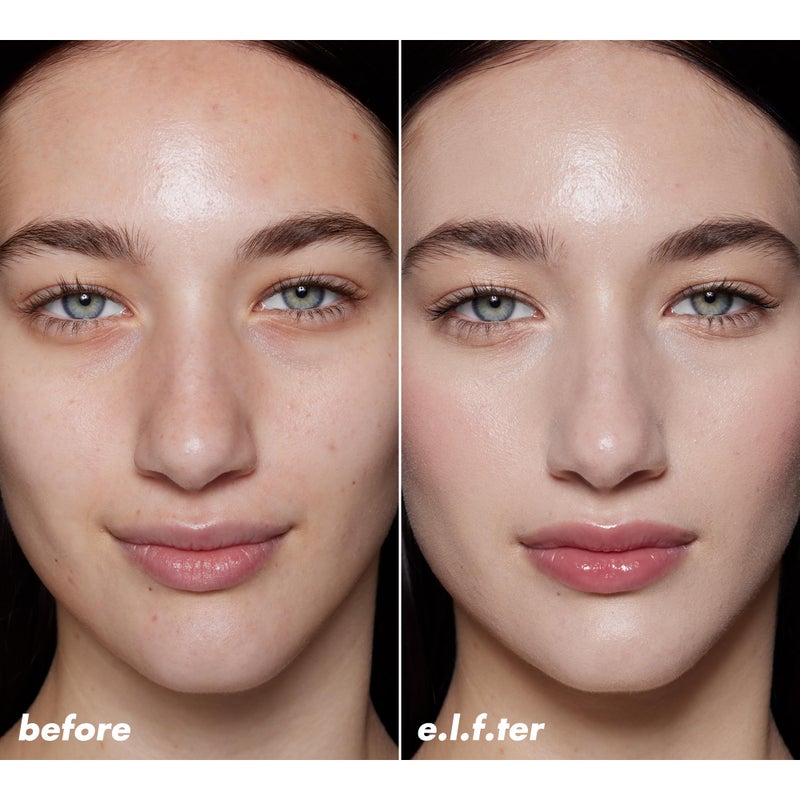 elf e.l.f. Halo Glow Skin Tint SPF 50, Tinted Moisturizer For Light, Buildable Coverage, Creates A Natural Glow, Vegan & Cruelty-Free, 2 Fair Warm - Image 4