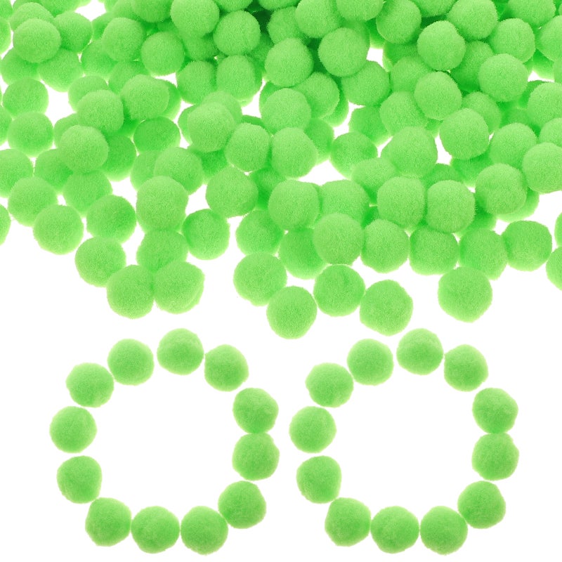 4000 pcs Clothes DIY Hat Decorative Fuzzy DIY Green Pom Pom - Image 1
