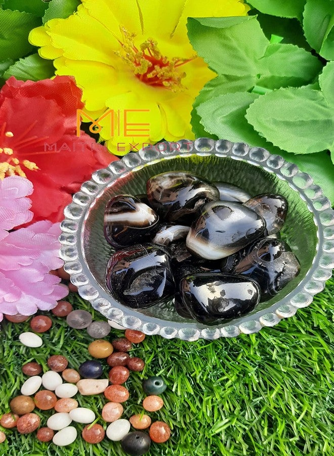 Maitri Export Natural Sulemani Hakik Single Crystal Tumble Stones for Reiki Healing Crystal Tumbled Stones Raw Rough Gemstones Pebble Stones (Pack of 1 pc) (Sulemani Hakik) - Image 3