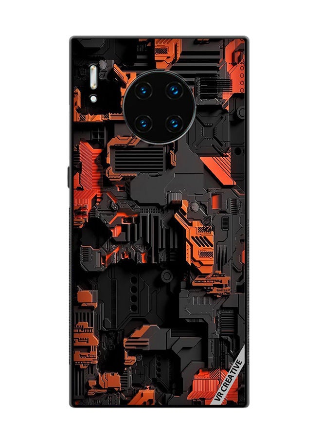 VR CREATIVE غطاء حماية لهاتف هواوي ميت 30 برو بتصميم دائري متعدد الألوان - Image 1