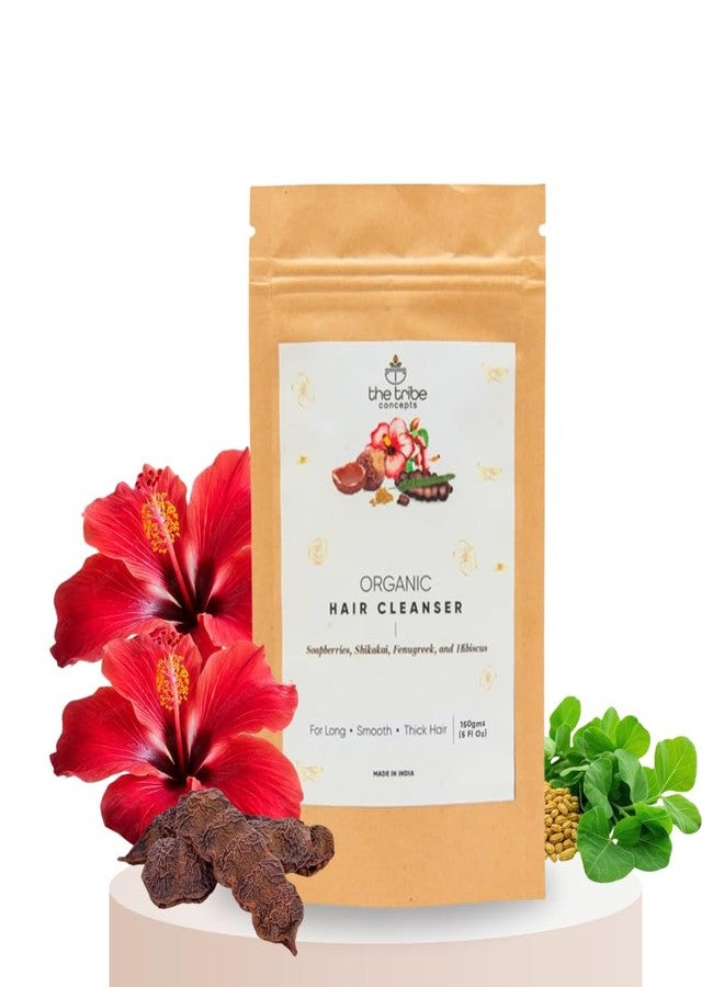 The Tribe Concepts Organic Hair Cleanser With Shikakai Amla and Hibiscus for Long, Smother Thick Hair, Chemical Free Natural - 250 g Pack of 1 Standard - Image 1