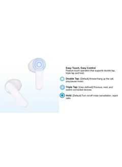 Honor Choice Honor Choice Earbuds S7 With Intelligent Active Noise Cancellation 2.0 , Hi-Res Audio White  - Image 5