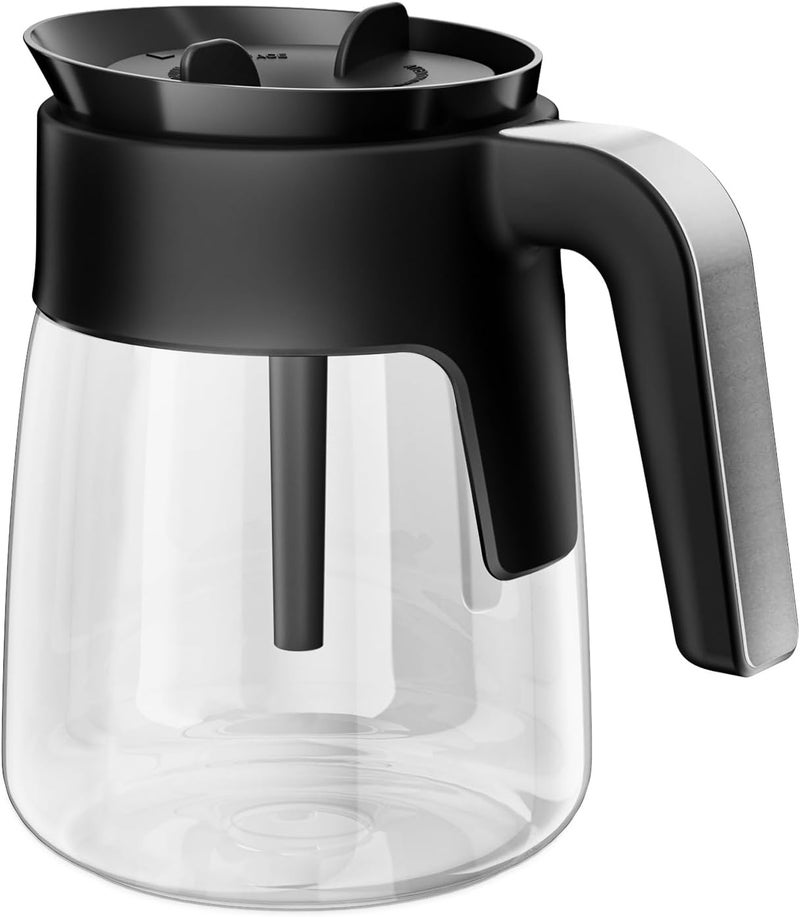 JYNTU 12 Cup Coffee Pot Replacement for Ninja Coffee Maker CFP101 CFP201 CFP301 CFN601 CFP250A CFP300 CFP307, Glass Carafe Replacement with Brew-Through Lid, Ninja Coffee Pot Replacement with Sturdy Handle - Image 1