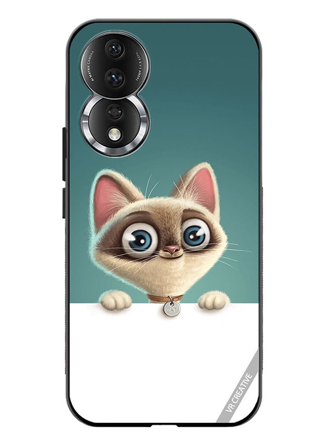 VR CREATIVE Protective Case Cover For Honor 80 Cute Cat Design Multicolour - Image 1