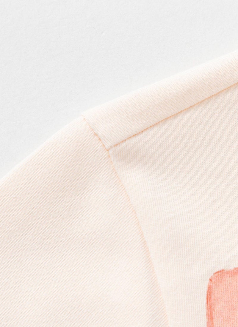 بالابالا تيشيرت بناتي بأكمام قصيرة ورقبة على شكل حرف - Image 4