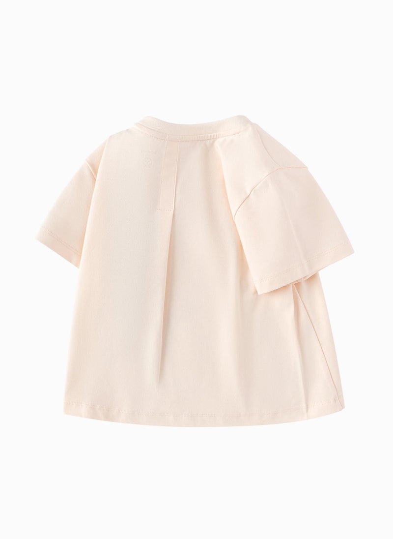 بالابالا تيشيرت بناتي بأكمام قصيرة ورقبة على شكل حرف - Image 2