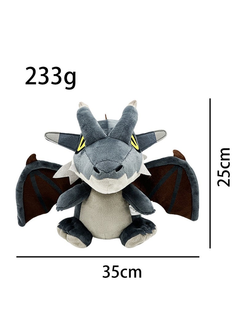 general New Monster Hunter Deformed Plush Monster Hunter doll for family and friends (25cm) - Image 3