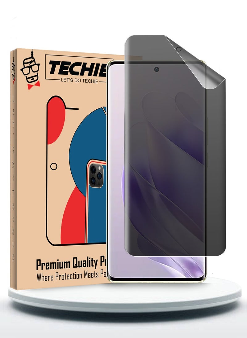 Techie Infinix Zero 30 4G 2023 Full Cover Matte Ceramic Privacy Screen Protector - Explosion-Proof, Anti-Bubble, Anti-Fingerprint - Image 1