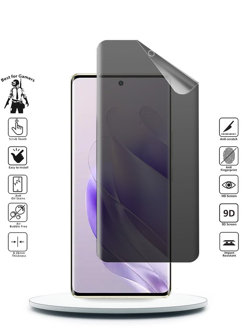 Techie Infinix Zero 30 4G 2023 Full Cover Matte Ceramic Privacy Screen Protector - Explosion-Proof, Anti-Bubble, Anti-Fingerprint - Image 2
