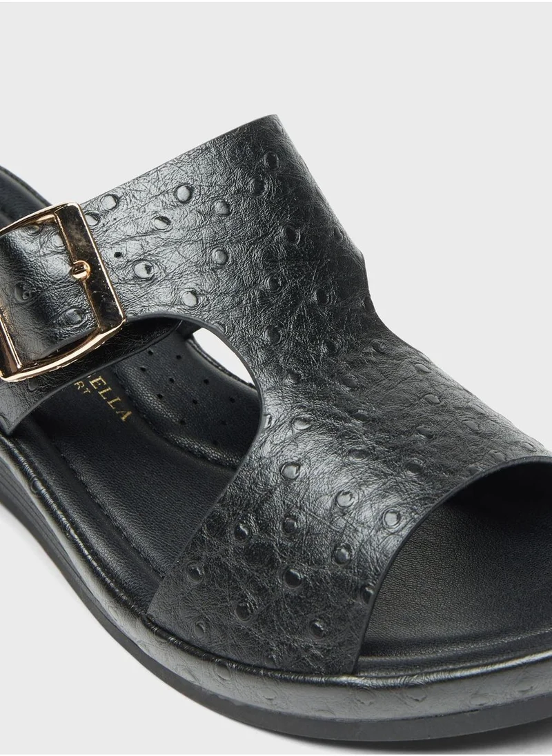 شو اكسبرس Multi Strap Wedge Sandals