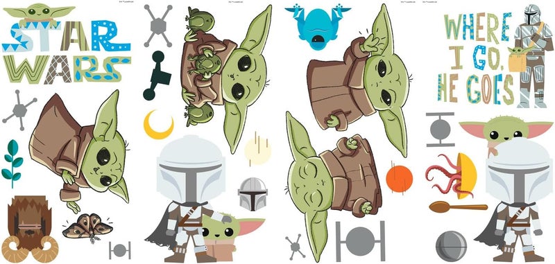 RoomMates Star Wars The Child Illustrated Peel and Stick Wall Decals by RoomMates RMK4805SCS - Image 5