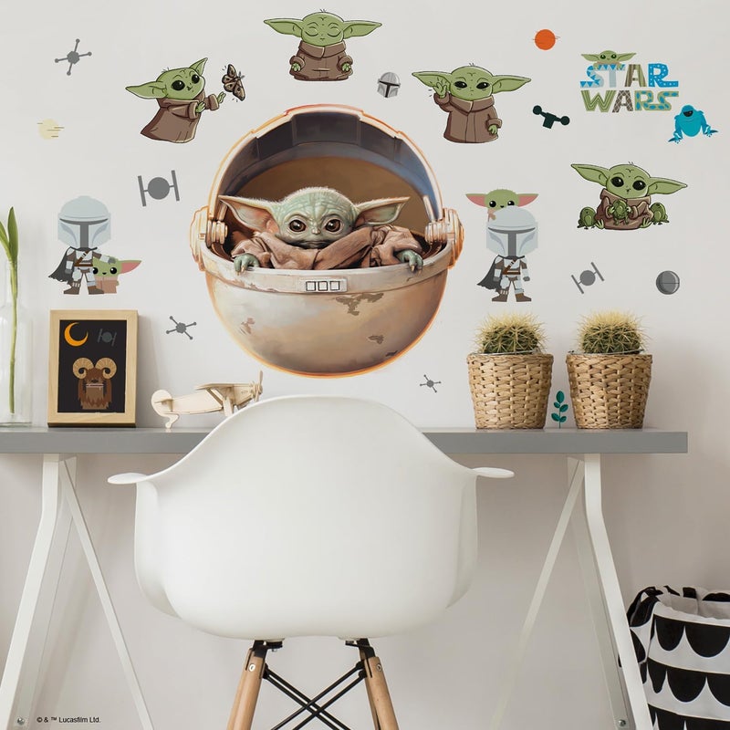 RoomMates Star Wars The Child Illustrated Peel and Stick Wall Decals by RoomMates RMK4805SCS - Image 3