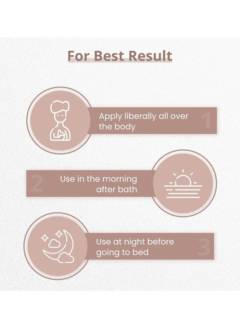 ALZIBA CARES - Body Lotion Ultra Hydration Natural Moisturizing Secret of Aloe & Shea Butter , Grape seed , Vitamin E , Argan Oil - 180 ml - Image 1