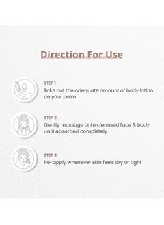 ALZIBA CARES Body Lotion Ultra Hydration Natural Moisturizing Secret of Aloe & Shea Butter , Grape seed , Vitamin E , Argan Oil - 180 ml  - Image 4