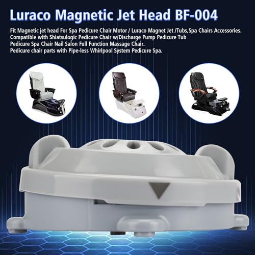 PROSOCOOL Pipeless Magnetic Jet Head Motor Replacements for Pedicure spa Chair Part Magnetic Head (4 pin) BF-004 Pedicure spa Tubs Includes Propeller and Cap - Image 2