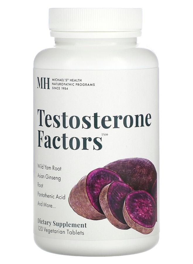 Michael's Naturopathic Testosterone Factors 120 Vegetarian Tablets