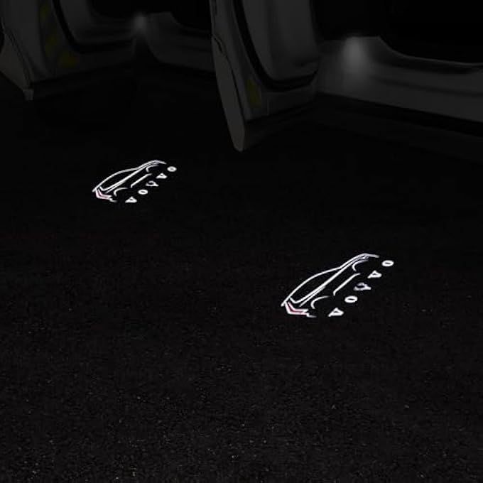 تايكو أضواء بركة الأبواب لسيارات فولفو Xc90 Xc60 Xc40 S90 S60 V90 V60ملحقات إضاءة الترحيب بباب السيارة، مصباح ليد لباب السيارة، شعار جهاز عرض من النوع B - Image 4
