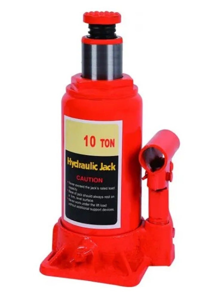 10 Ton Hydraulic Bottle Jack - Heavy Duty Steel Automotive Lifting Jack, Portable Repair Tool for Car, Truck, RV, and More - Image 3