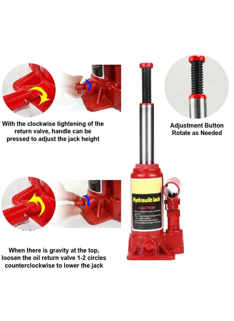 10 Ton Hydraulic Bottle Jack - Heavy Duty Steel Automotive Lifting Jack, Portable Repair Tool for Car, Truck, RV, and More - pzsku/Z9320F6A0BEFC212804DAZ/45/_/1730730611/5ed225a7-ba80-433c-9c11-155be23369d1