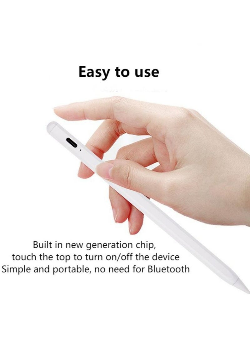 Stylus pen for iPad with palm rejection function, active pencil compatible (2018-2022) Apple iPad Pro 11/12.9 inches, iPad 10/9/8/7/6th generation, iPad Air 5/4/3 Generation, iPad Mini 6/fifth generat