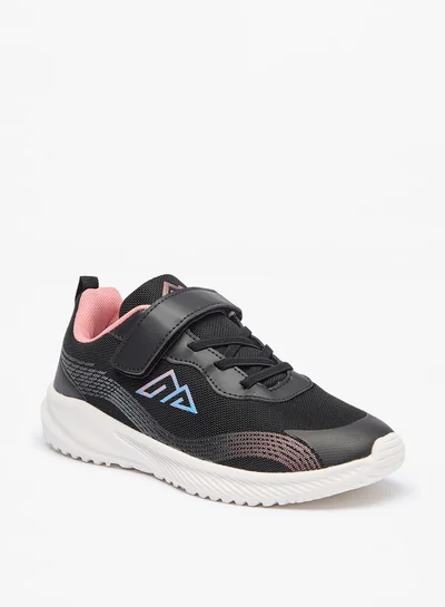 Oaklan by Shoexpress Girl's Colourblock Sports Shoes with Hook and Loop Closure