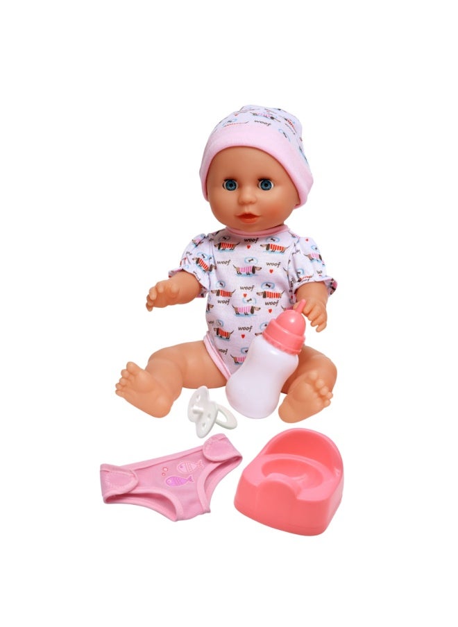 dolls world Baby Boohoo 15 inch Deluxe Vinyl Drink and With et Doll from Peterkin gift for kids of Age above 3 years  - Image 3