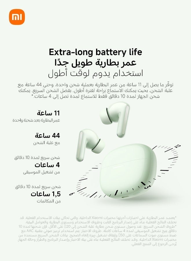 Xiaomi Redmi Buds 8, True Wireless Earbuds, 50dB/4kHz Active Noise Cancellation, 3-mic AI Noise reduction for calls, 11mm dynamic driver, Hi-Res Audio, Up to 11h+44h Battery Life, IP54 white - Image 5