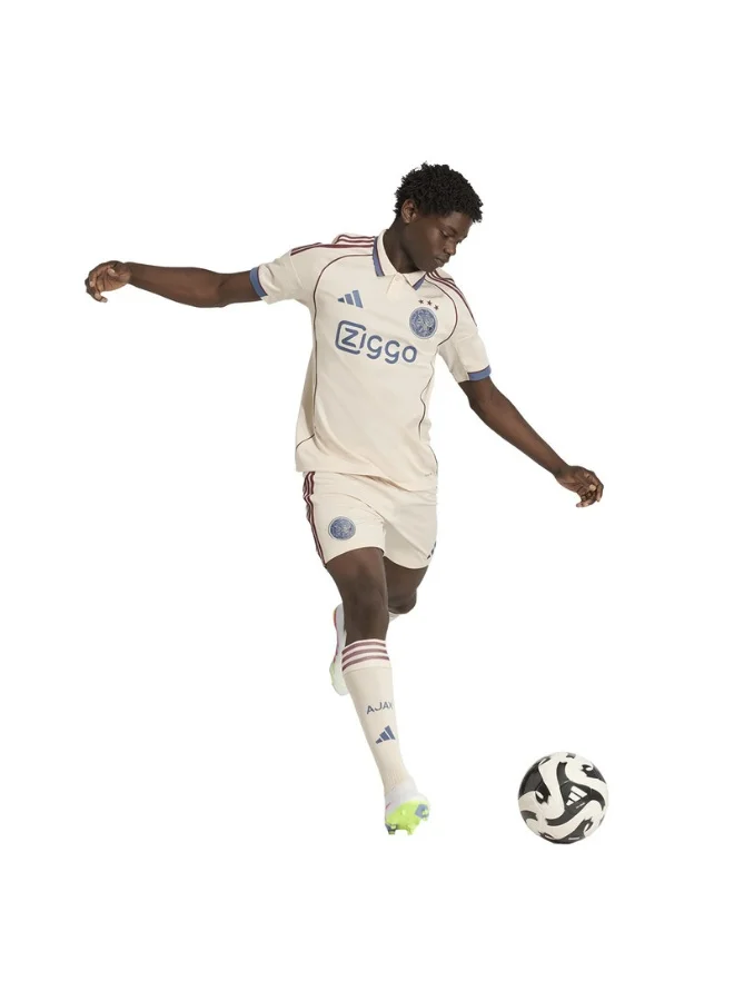 adidas Ajax 3 Jsy Beige Jersey (Short Sleeve) Jerseys For Men